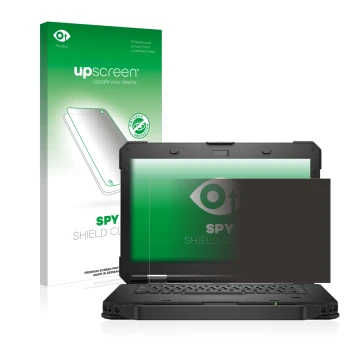 Vorderseite einer Produktverpackung mit dem Markenlogo upscreen. Daneben ist das Gerät Dell Latitude 5430 Rugged mit dem zugeh