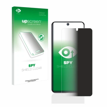 Vorderseite einer Produktverpackung mit dem Markenlogo upscreen. Daneben ist das Gerät Xiaomi 12T Pro mit dem zugehörigen Disp