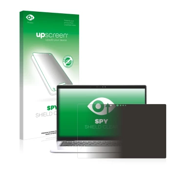 Vorderseite einer Produktverpackung mit dem Markenlogo upscreen. Daneben ist das Gerät Dell Latitude 7330 Laptop mit dem zugeh