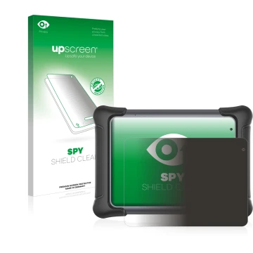 Vorderseite einer Produktverpackung mit dem Markenlogo upscreen. Daneben ist das Gerät Autel MaxiSys Elite II mit dem zugehöri