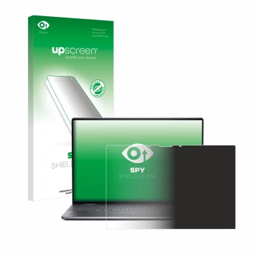 Vorderseite einer Produktverpackung mit dem Markenlogo upscreen. Daneben ist das Gerät Dell Latitude 9440 2-in-1 mit dem zugeh