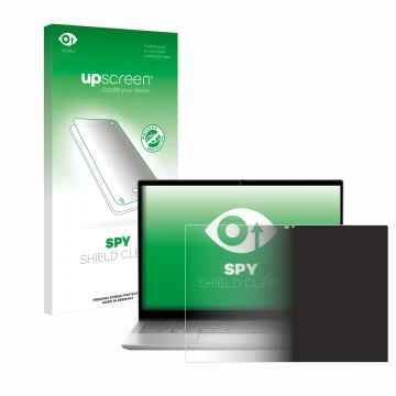 Vorderseite einer Produktverpackung mit dem Markenlogo upscreen. Daneben ist das Gerät Dell Inspiron 14 7430 2-in-1 mit dem zu