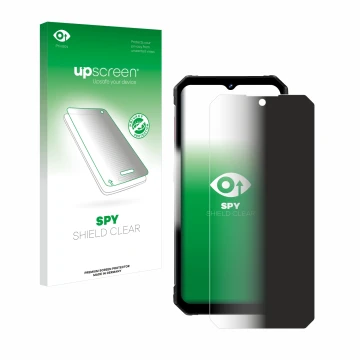 Vorderseite einer Produktverpackung mit dem Markenlogo upscreen. Daneben ist das Gerät Fossibot F102 mit dem zugehörigen Displ