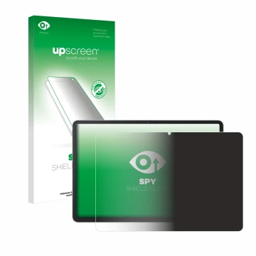 Vorderseite einer Produktverpackung mit dem Markenlogo upscreen. Daneben ist das Gerät Huawei MatePad 11.5