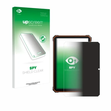 Vorderseite einer Produktverpackung mit dem Markenlogo upscreen. Daneben ist das Gerät Blackview Active 6 mit dem zugehörigen 