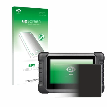 Vorderseite einer Produktverpackung mit dem Markenlogo upscreen. Daneben ist das Gerät Autel MaxiCheck MX808s mit dem zugehöri