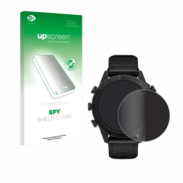 Vorderseite einer Produktverpackung mit dem Markenlogo upscreen. Daneben ist das Gerät Garmin Marq Commander Gen 2 mit dem zug
