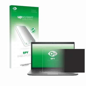 Vorderseite einer Produktverpackung mit dem Markenlogo upscreen. Daneben ist das Gerät Dell Precision 3480 mit dem zugehörigen