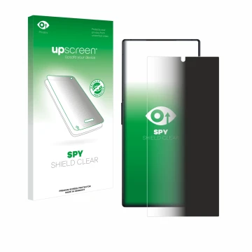 Vorderseite einer Produktverpackung mit dem Markenlogo upscreen. Daneben ist das Gerät ZTE Nubia Red Magic 8 Pro mit dem zugeh
