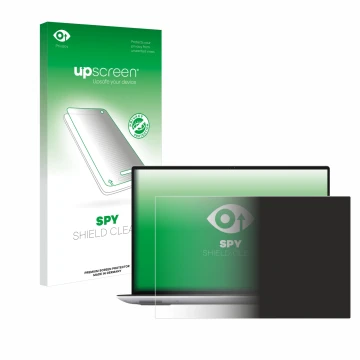 Vorderseite einer Produktverpackung mit dem Markenlogo upscreen. Daneben ist das Gerät Dell Precision 5480 Non-Touch mit dem z