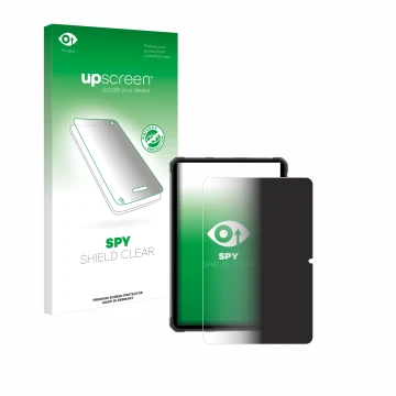 Vorderseite einer Produktverpackung mit dem Markenlogo upscreen. Daneben ist das Gerät Hotwav R7 mit dem zugehörigen Displaysc