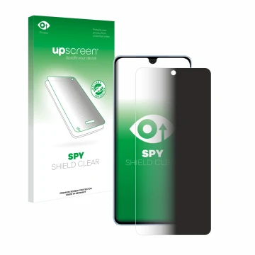 Vorderseite einer Produktverpackung mit dem Markenlogo upscreen. Daneben ist das Gerät Vivo iQOO Neo 9 Pro mit dem zugehörigen