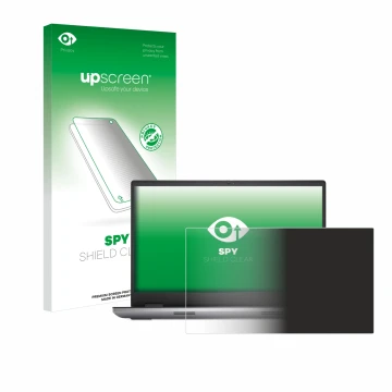 Vorderseite einer Produktverpackung mit dem Markenlogo upscreen. Daneben ist das Gerät Dell Precision 7780 mit dem zugehörigen