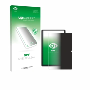 Vorderseite einer Produktverpackung mit dem Markenlogo upscreen. Daneben ist das Gerät Blackview Tab 16 Pro mit dem zugehörige