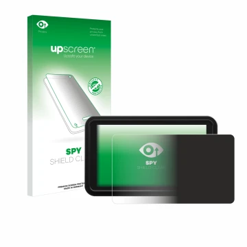 Vorderseite einer Produktverpackung mit dem Markenlogo upscreen. Daneben ist das Gerät Atomos Shinobi 2 mit dem zugehörigen Di