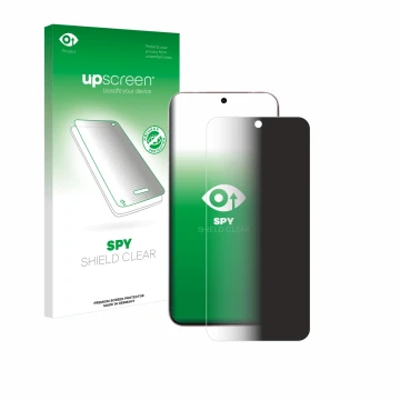 Vorderseite einer Produktverpackung mit dem Markenlogo upscreen. Daneben ist das Gerät Vivo X200 Pro mini mit dem zugehörigen 