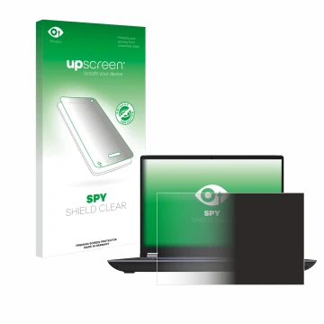 Vorderseite einer Produktverpackung mit dem Markenlogo upscreen. Daneben ist das Gerät Lenovo ThinkPad P16 Gen 2 Non-Touch mit