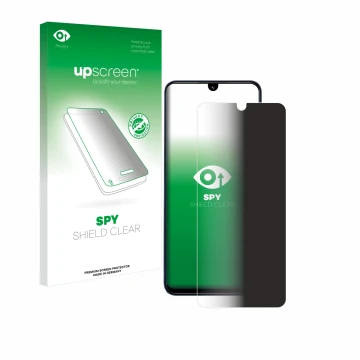 Vorderseite einer Produktverpackung mit dem Markenlogo upscreen. Daneben ist das Gerät Xiaomi Redmi 14C mit dem zugehörigen Di