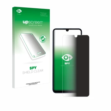 Vorderseite einer Produktverpackung mit dem Markenlogo upscreen. Daneben ist das Gerät Xiaomi Redmi 14C 5G mit dem zugehörigen