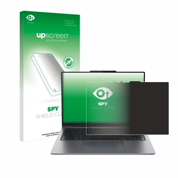 Vorderseite einer Produktverpackung mit dem Markenlogo upscreen. Daneben ist das Gerät Lenovo ThinkPad X9 15 Aura Edition 15