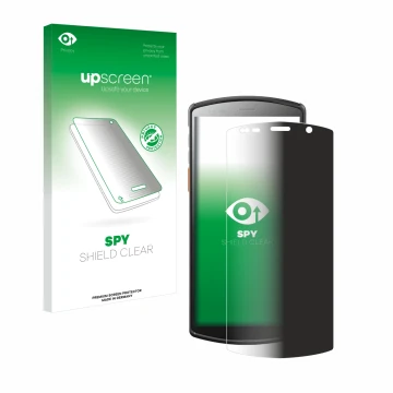 Vorderseite einer Produktverpackung mit dem Markenlogo upscreen. Daneben ist das Gerät Urovo DT50S 5,7