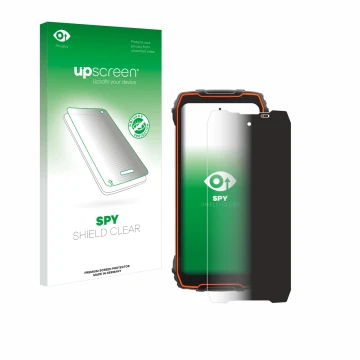 Vorderseite einer Produktverpackung mit dem Markenlogo upscreen. Daneben ist das Gerät Blackview Oscal Pilot 1 mit dem zugehör