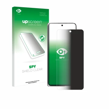 Vorderseite einer Produktverpackung mit dem Markenlogo upscreen. Daneben ist das Gerät Oppo Find N5 mit dem zugehörigen Displa