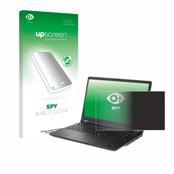 Vorderseite einer Produktverpackung mit dem Markenlogo upscreen. Daneben ist das Gerät Fujitsu Lifebook U7511 mit dem zugehöri