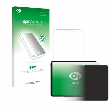 Vorderseite einer Produktverpackung mit dem Markenlogo upscreen. Daneben ist das Gerät OnePlus Pad 3 mit dem zugehörigen Displ