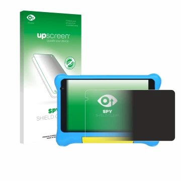 Vorderseite einer Produktverpackung mit dem Markenlogo upscreen. Daneben ist das Gerät Yicty YTYTK707 mit dem zugehörigen Disp