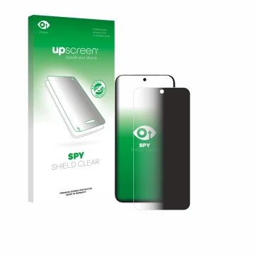 Vorderseite einer Produktverpackung mit dem Markenlogo upscreen. Daneben ist das Gerät Vivo X200 FE mit dem zugehörigen Displa