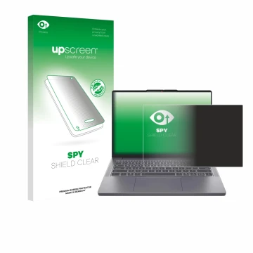 Vorderseite einer Produktverpackung mit dem Markenlogo upscreen. Daneben ist das Gerät Lenovo IdeaPad Slim 3i Gen 10 14
