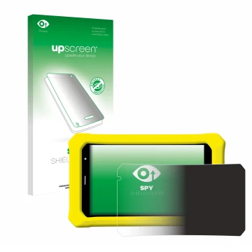 Vorderseite einer Produktverpackung mit dem Markenlogo upscreen. Daneben ist das Gerät Clementoni Clempad 8
