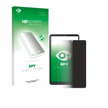 Vorderseite einer Produktverpackung mit dem Markenlogo upscreen. Daneben ist das Gerät Lenovo Tab One 8.7