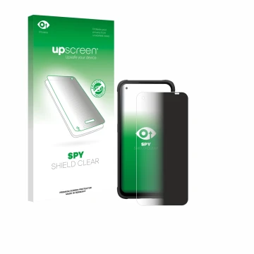 Vorderseite einer Produktverpackung mit dem Markenlogo upscreen. Daneben ist das Gerät Hammer Blade V 5G mit dem zugehörigen D