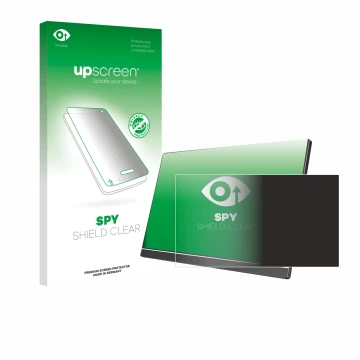 Vorderseite einer Produktverpackung mit dem Markenlogo upscreen. Daneben ist das Gerät Arzopa ‎60HZ/A1 15.6