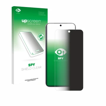 Vorderseite einer Produktverpackung mit dem Markenlogo upscreen. Daneben ist das Gerät Vivo X300 mit dem zugehörigen Displaysc