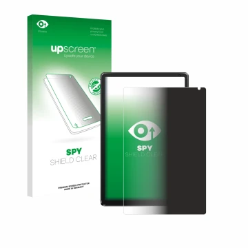 Vorderseite einer Produktverpackung mit dem Markenlogo upscreen. Daneben ist das Gerät Whitedeer WHEC107BK 10.1