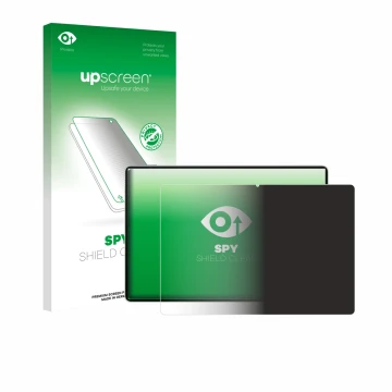 Vorderseite einer Produktverpackung mit dem Markenlogo upscreen. Daneben ist das Gerät Huawei MatePad Pro 12.2