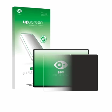 Vorderseite einer Produktverpackung mit dem Markenlogo upscreen. Daneben ist das Gerät Huawei MatePad 12 X 2025 mit dem zugehö