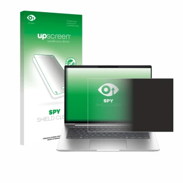 Vorderseite einer Produktverpackung mit dem Markenlogo upscreen. Daneben ist das Gerät HP ProBook 4 G1a 16