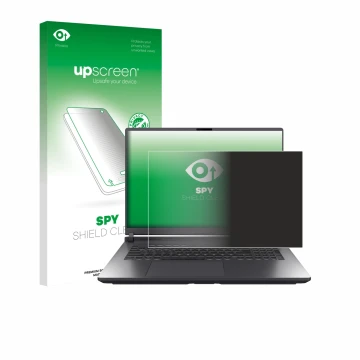 Vorderseite einer Produktverpackung mit dem Markenlogo upscreen. Daneben ist das Gerät ASUS ROG Strix G18 G815 2025 mit dem zu