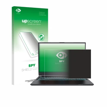 Vorderseite einer Produktverpackung mit dem Markenlogo upscreen. Daneben ist das Gerät Gigabyte G6 2023 mit dem zugehörigen Di