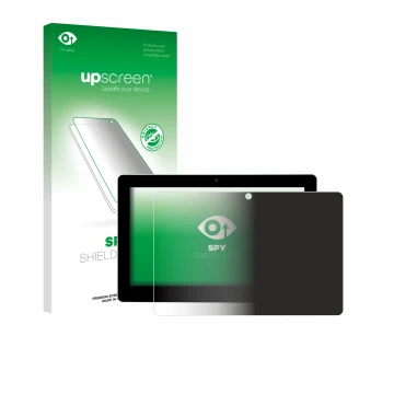 Vorderseite einer Produktverpackung mit dem Markenlogo upscreen. Daneben ist das Gerät Victron Energy GX Touch 70 Flush mit de
