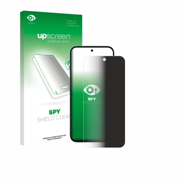 Vorderseite einer Produktverpackung mit dem Markenlogo upscreen. Daneben ist das Gerät Honor X6c mit dem zugehörigen Displaysc
