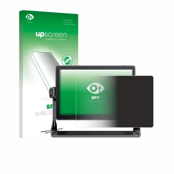 Vorderseite einer Produktverpackung mit dem Markenlogo upscreen. Daneben ist das Gerät Feelworld LUT 11H 10.1