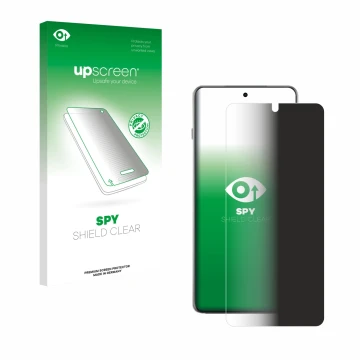Vorderseite einer Produktverpackung mit dem Markenlogo upscreen. Daneben ist das Gerät Oppo Find X8 Ultra mit dem zugehörigen 