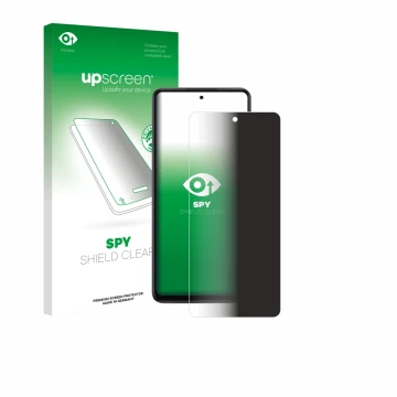 Vorderseite einer Produktverpackung mit dem Markenlogo upscreen. Daneben ist das Gerät Oppo K13x mit dem zugehörigen Displaysc