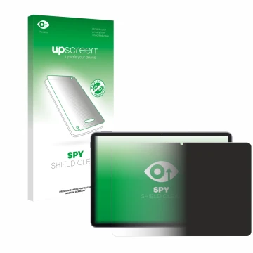Vorderseite einer Produktverpackung mit dem Markenlogo upscreen. Daneben ist das Gerät Huawei MatePad 11.5