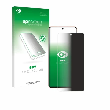 Vorderseite einer Produktverpackung mit dem Markenlogo upscreen. Daneben ist das Gerät realme P4 Pro 5G mit dem zugehörigen Di